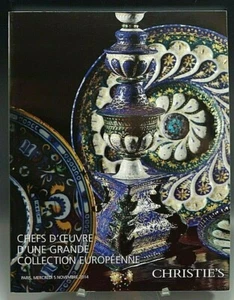 CHRISTIE'S CATALOG MASTERPIECES OF A GREAT EUROPEAN COLLECTION PARIS 11/05//2014 - Picture 1 of 7
