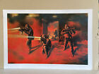 22 SAS  military art print Assault on the Iranian Embassy by the Pagoda Troop