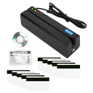 MSR605X Magnetic Strip Card Reader LED Indicator Magstripe Writer 3 Tracks - Picture 1 of 11