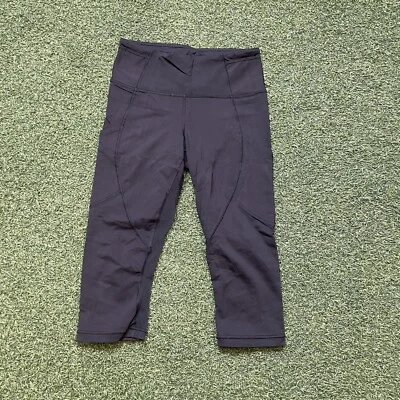 Pantalones Lululemon Para Mujer Pequeños Capri Leggings Yoga Activo Senderismo Pantalones para Correr Foto 1 de 4
