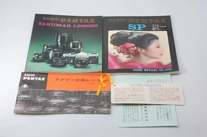 Asahi Pentax SP manuel d'utilisation manuel d'instructions de l'objectif [presque comme neuf] du Japon - Photo 1 sur 8
