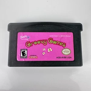 Barbie Groovy Games Nintendo Game Boy Advance GBA Authentic Working - Picture 1 of 3