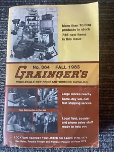 Vintage Fall 1983 Grainger's Wholesale Net Price Motorbook - No. 364 - Picture 1 of 6
