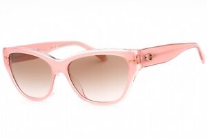 NEW Coach 0HC8370F-574313 Milky Pink-Transparent Pink Sunglasses