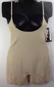 NWT Seamless Solutions Underbust Mid Thigh Shaping Bodysuit Thin Lightweight - Picture 1 of 12