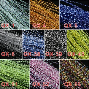 Maxcatch Fliegenbinden Materialien 9/10 Farbe pro Pakcung Krystal Flash - Picture 1 of 15