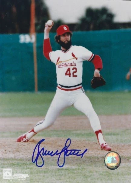 Signed 8x10 BRUCE SUTTER  St. Louis Cardinals Autographed photo- COA  - Image 1 of 1