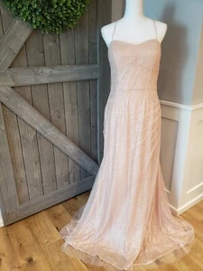 MORILEE NWT by Madeline Gardner 21642 Prom Dress "Rose Gold" Color Size 16 - Picture 1 of 13