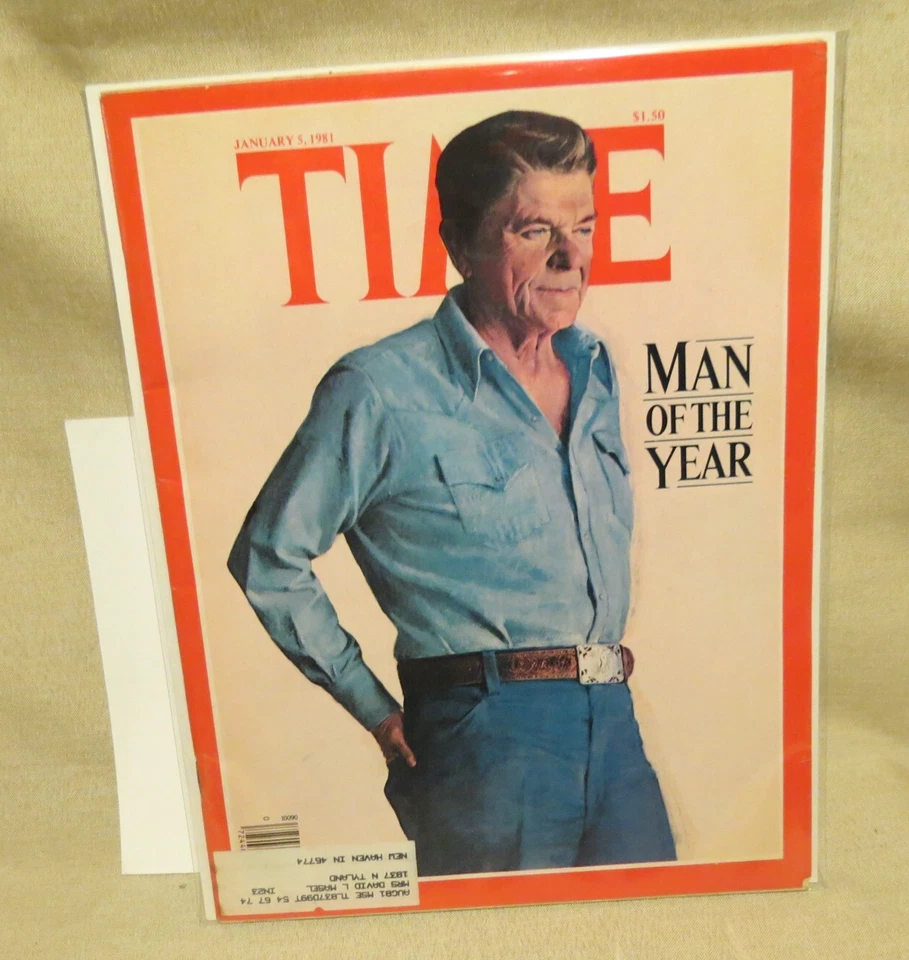 Vintage TIME Magazine January 1981  RONALD REAGAN MAN OF THE YEAR - Image 1 of 1