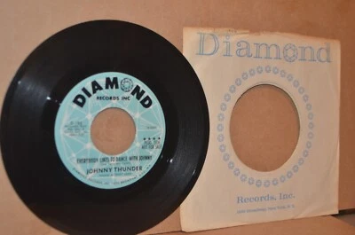 JOHNNY THUNDER EVERYBODY LIKES TO DANCE WITH JOHNNY MINT- NORTHERN SOUL PROMO 45 - Image 1 of 2