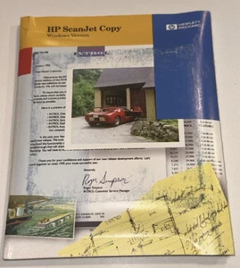 HP Scanjet Copy #C2522-16100 Windows Version Manual + 2 Floppy Disk Install Lot - Afbeelding 1 van 4