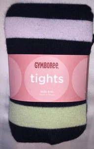 Gymboree 2008 PETITE MADEMOISELLE multi-colored Striped TIGHTS NWT size 8 9 10 - Picture 1 of 3