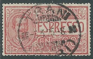 1922 REGNO ESPRESSO USATO 60 CENT - RF9-8 - Picture 1 of 1