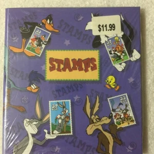 Álbum de sellos oficial de los Looney Tunes USPS de colección 2000 conjunto sello co sellado - Imagen 1 de 2