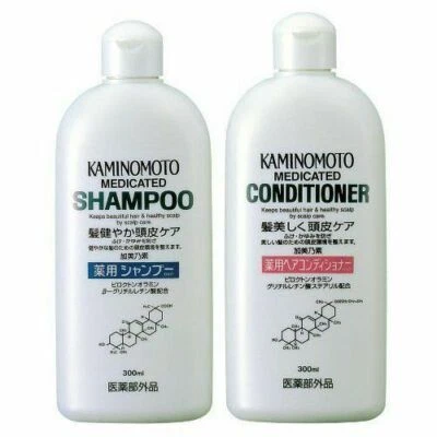 Xampu e condicionador medicado para crescimento de cabelo couro cabeludo B&P 300 ml - Imagem 1 de 4