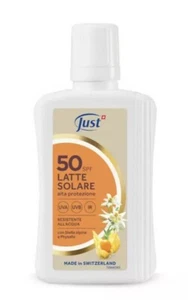Just Latte Solare PROTEZIONE 50.Alta PROTEZIONE.da 125 Ml - Foto 1 di 1