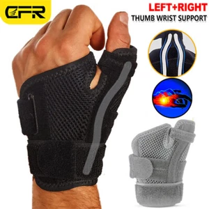 Medical Thumb Wrist Brace Support Arthritis Sprain Carpal Tunnel Left Right Hand - Picture 1 of 14
