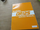 suzuki dr125 service manual nos