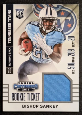 2014 Panini Contenders - Rookie Ticket Swatches facing forward #RTS-34 Bishop... - Image 1 of 2