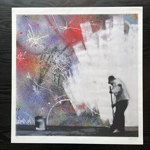 Martin Whatson - All White (his first ever screenprint, edition of 37) - Picture 1 of 12