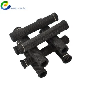 Black 1200° Spark Plug Wire Boot Heat Shield Protector Sleeve SBC BBC 454 350 - Picture 1 of 6