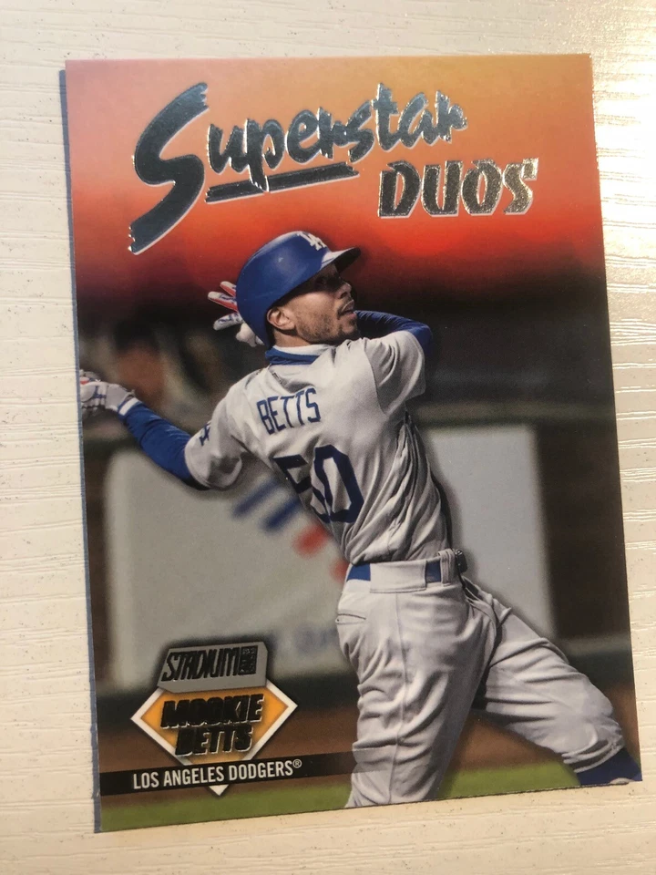 2021 Topps Stadium Club Superstar Duos Mookie Betts Cody Bellinger SD2 - Image 1 of 1