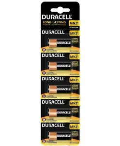 Pilas Duracell bateria original Alcalina Especial MN21 12V blister 5X Unidades - Imagen 1 de 1