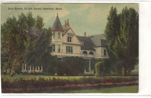 1909 Farbpostkarte Daly Ranch Hamilton Montana #1948 - Bild 1 von 2