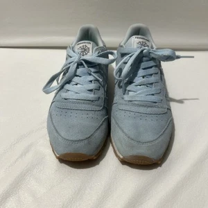 Reebok Classic Shoes Uomo 5.5 Donna 7 Blu Scamosciato Pelle Sneakers Sneakers Sneakers - Foto 1 di 10