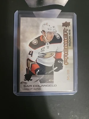 2024-25 Upper Deck Premier Sam Colangelo Rookie RC #041/399 Ducks - Image 1 of 2