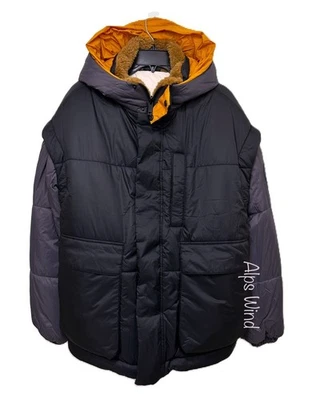 UGG All Gender Kristian Conv Puffer Coat Jacket Black / Cream SZ.XXS-XS NWT$398 - Image 1 of 4