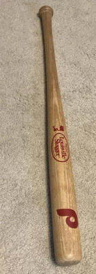 Louisville Slugger Baseball Bat Philadelphia Phillies Signed Greg Gross + COA - Image 1 of 4
