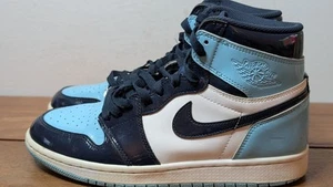 Size 9.5 - Jordan 1 Retro High OG Blue Chill, UNC 2019 - Picture 1 of 13