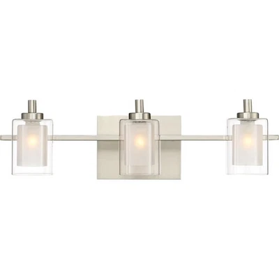 Quoizel KLT8603BNLED OPEN BOX Kolt Bathroom Vanity Light Brushed Nickel - Image 1 of 4