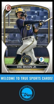2023 Bowman 1st Edition #BPPF-41 Eric Brown Jr. - Image 1 of 2