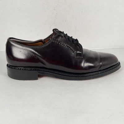 Brooks Brothers English Dress Shoes Mens Size 11.5 D Burgundy Leather Oxford - Image 1 of 4