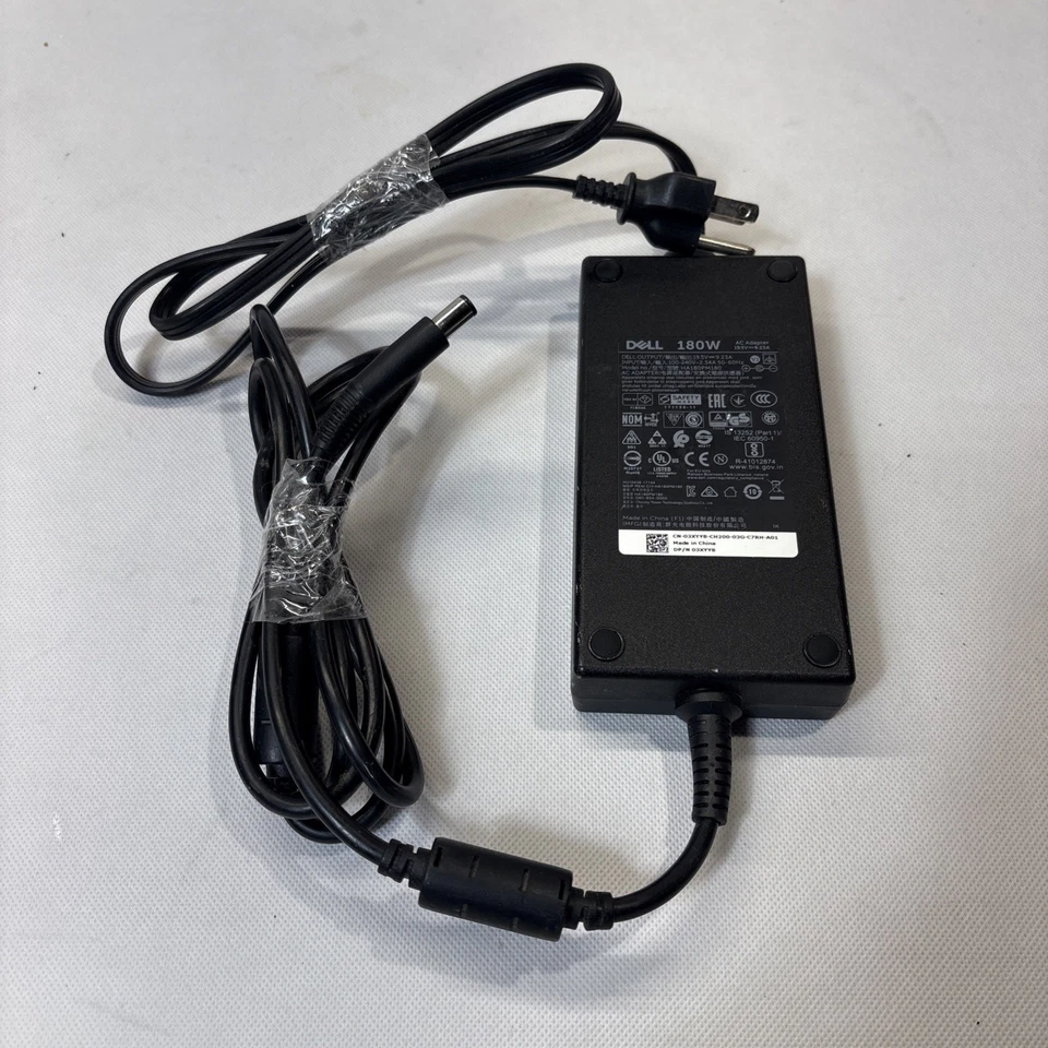 GENUINE Dell 180W LA180PM180 AC Power Adapter 19.5V - 3XYY8  - Image 1 of 3