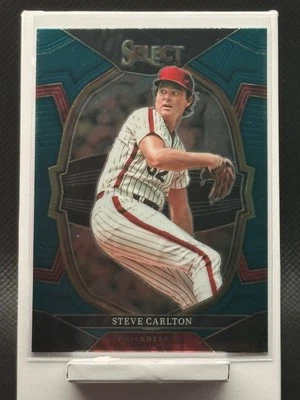 Panini Select 2023 - Concourse Steve Carlton #95 azul Foto 1 de 2