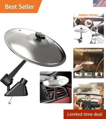 Mini platillos de choque de coche ventilación de aire - ¡Añade diversión a cada unidad con plata, 5,5 pulgadas! Foto 1 de 4