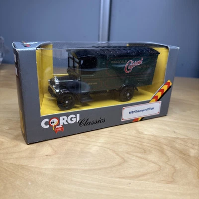 1985 Corgi 1929 THORNYCROFT VAN Wakefield Castrol Motor Oil Green Delivery Van - Image 1 of 4