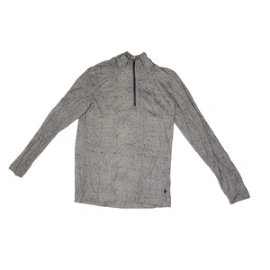 Pullover Smartwool Mujer XL Térmico Lana Merino Capa Base 1/4 Cremallera Patrón - Imagen 1 de 13