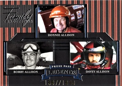 2005 -  Press  Pass Legends NASCAR 1387/1890 Trading Card - Allison's - Image 1 of 2