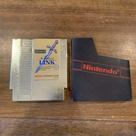 Zelda II The Adventure of Link Nintendo NES Cartucho Dorado
