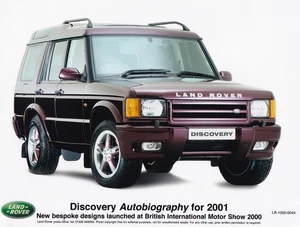 LAND ROVER DISCOVERY AUTOBIOGRAPHY FOR 2001 DIGITAL COLOR PHOTOGRAPH. - Picture 1 of 2