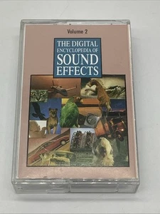 Vtg 88’ The Digital Encyclopedia Of Sound Effects Vol. 2 Cassette Tape - Picture 1 of 2