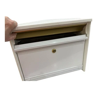 Architectural MAILSAFE Lockable Security Wall Mount MAILBOX No box PDR-265 - Image 1 of 4