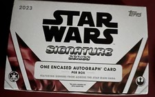 2023 Topps Star Wars Signature Series U-pick Base Series A or B