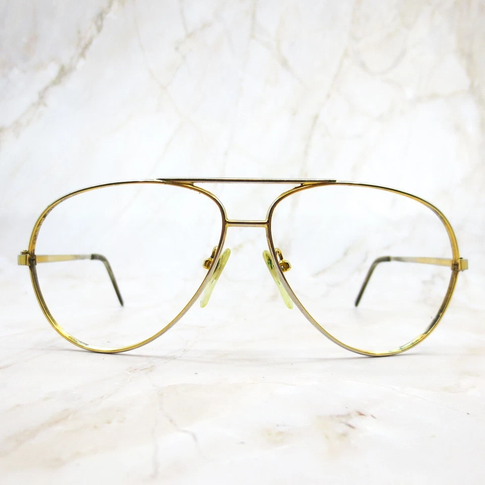 Marco de gafas Serengeti Drivers Corning Optics dorado borde completo aviador para hombre Foto 1 de 4