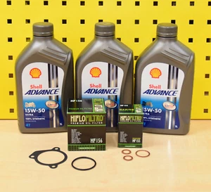 Öl Ölfilter Shell Advance Ultra 15w50 Für: KTM LC4-E 400 / 640 alle 97-06 - Bild 1 von 1