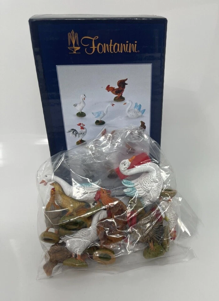 Fontanini Heirloom 5" Nativity Collection 12 Barnyard Bethlehem Birds #51517